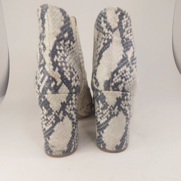 Steve Madden Faux Snakeskin Rookie Ankle Booties Size 7B - Picture 4 of 10